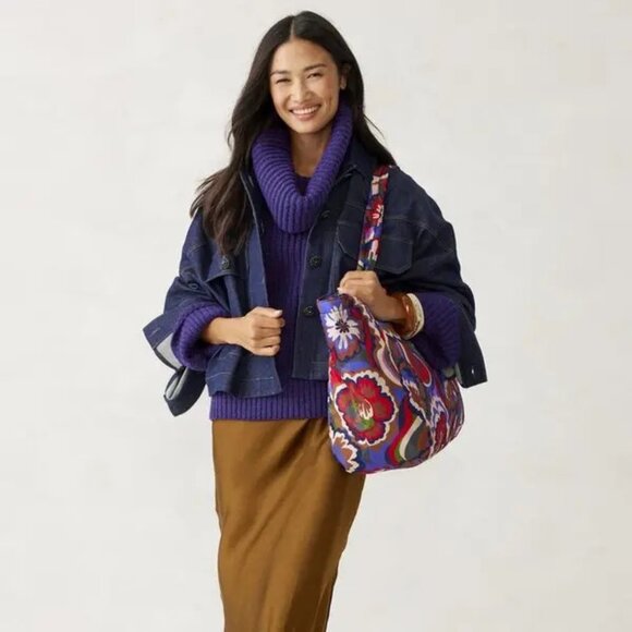 NEW Vera Bradley Featherweight Knollton Travel Tote Large.Nylon Weekend Carrier - Picture 5 of 8